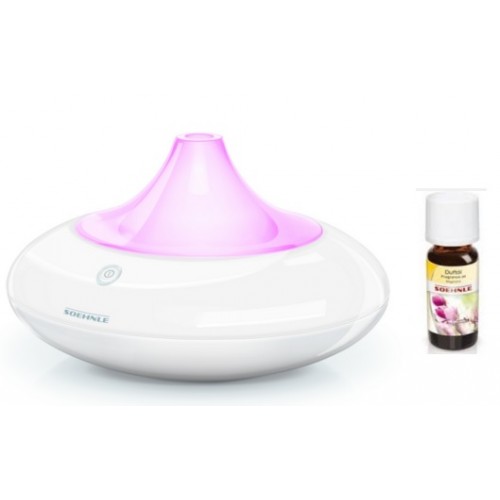 SOEHNLE Aroma Lufterfrischer RAVENNA mit LED-Beleuchtung + Aromaöl 68026+68043 SOEHNLE Aroma Lufterfrischer RAVENNA mit LED-Beleuchtung + Aromaöl 68026+68043
