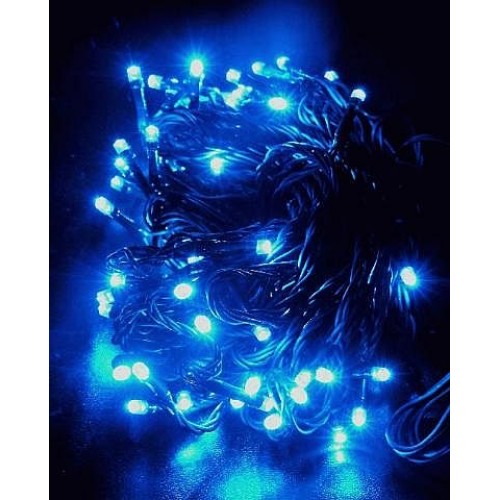 Weihnachtsbeleuchtung 60 LED, blau, Programmierbar VS 386
