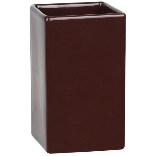 Spirella Quadro Zahnbecher Braun 1013657