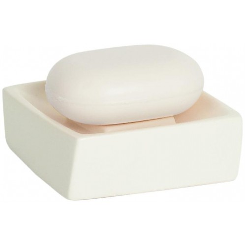 Spirella Twist Seifenschale Steingut, Weiß 1015410