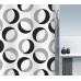 Spirella Rings Duschvorhang Grau, Schwarz 180 x 200 cm 1015184