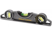 Stanley 0-43-609 FatMax Pro Torpedo Wasserwaage 25cm, Aluminium, magnetisch