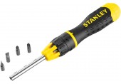 Stanley 0-68-010 Multi-Bit Ratschenschraubendreher-Set, 11-teilig