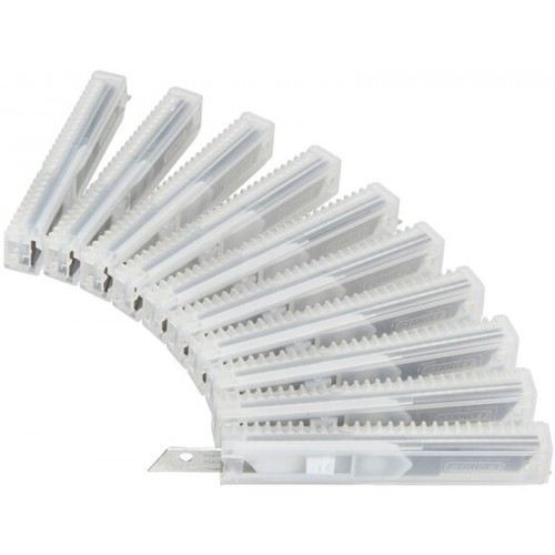 Stanley 1-11-300 Abbrechklingen 9mm, 10 x 10 Stück