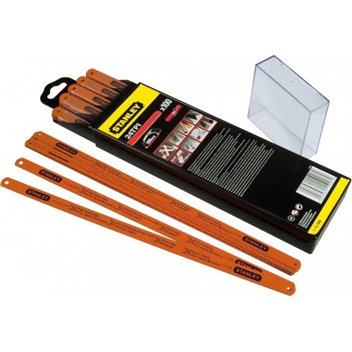 Stanley 1-15-906 Metallsägeblatt HSS Molybdän Rubis 300mm, 24 Zähne/Zoll, 100 Stück