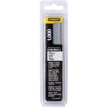 Stanley 1-SWK-BN0625T 15mm/5/8"/18 Tackernägel Typ 8/300/E/J, 1000 Stück
