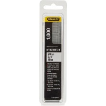 Stanley 1-SWKBN075T 20mm/3/4"/18 Tackernägel Typ 8/300/E/J, 1000 Stück