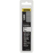Stanley 1-SWKBN100T 25mm/1"/18 Tackernägel Typ 8/300/E/J, 1000 Stück