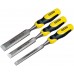 Stanley 2-16-883 DynaGrip Stechbeitel-Set, 3-teilig (12, 18, 25mm)
