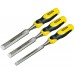 Stanley 2-16-887 DynaGrip Stechbeitel-Set, 3-teilig (10, 15, 20mm)