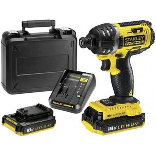 Stanley FMC645D2 FatMax Schlagschrauber Bürstenlos (1/4"180 Nm) (18V 2x 2,0Ah)
