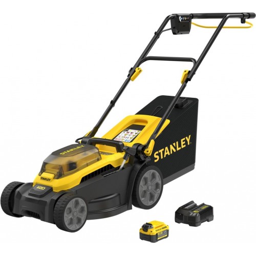 Stanley SCMWP3401M1-QW FatMax V20 Akku-Rasenmäher (34cm/18V/1x4,0Ah) Stanley SCMWP3401M1-QW FatMax V20 Akku-Rasenmäher (34cm/18V/1x4,0Ah)
