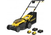 Stanley SCMWP3701M2-QW FatMax V20 Akku-Rasenmäher (37cm/2x18V/2x4,0Ah)