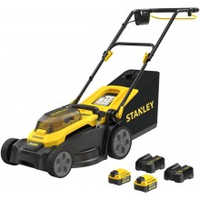 Stanley SCMWP3701M2-QW FatMax V20 Akku-Rasenmäher (37cm/2x18V/2x4,0Ah)