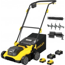 Stanley SCOEP3801M2-QW FatMax V20 Akku-Vertikutierer (38cm/2x18V/2x4,0Ah)