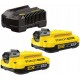 Stanley SFMCB12D2 FatMax Starter Kit Schnell-Ladegerät + 2 Akkus V20 2x2,0Ah