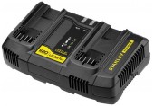Stanley SFMCB24 FatMax Zweischacht-Schnell-Ladegerät V20 4A
