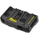 Stanley SFMCB24 FatMax Zweischacht-Schnell-Ladegerät V20 4A