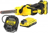 Stanley SFMCE210D2K-QW FatMax V20 Akku-Bandschleifer 13x457mm (18V/2x2,0Ah)