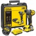 Stanley SFMCF830D2K FatMax Bürstenloser Schlagschrauber 1/4" (18V/2x2,0Ah), Koffer
