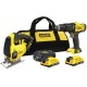 Stanley SFMCK212D2S-QW FatMax V20 Schlagbohrschrauber und Stichsäge (18V/2x2,0Ah), Tasche