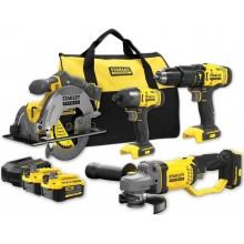 Stanley SFMCK469M2 FatMax V20 Akku-Werkzeugset (18V/2x4,0Ah), Tasche