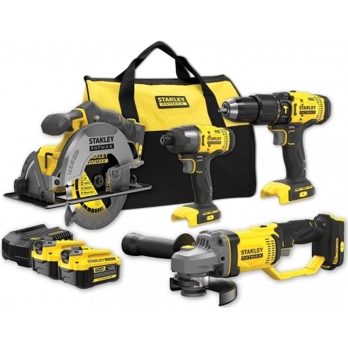 Stanley SFMCK469M2 FatMax V20 Akku-Werkzeugset (18V/2x4,0Ah), Tasche