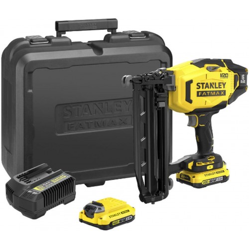 Stanley SFMCN616D2K-QW FatMax V20 Nagler (18V/2x2,0Ah), Koffer