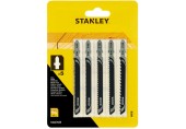 Stanley STA27025-XJ 5-teiliger Set HCS-Sägeblätter für Holz, Typ T
