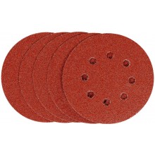 Stanley STA32027-XJ Schleifblatt für Exzenterschleifer 125mm, P60, 5 Stück