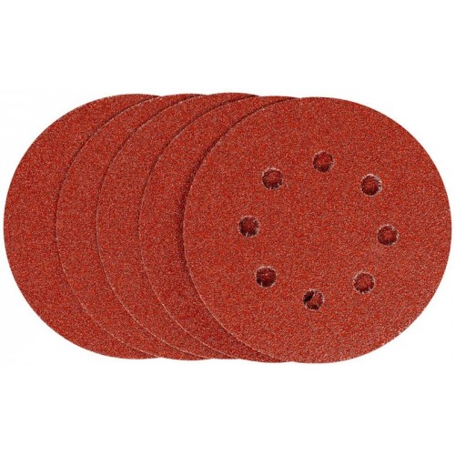 Stanley STA32027-XJ Schleifblatt für Exzenterschleifer 125mm, P60, 5 Stück