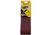Stanley STA33206-XJ Schleifbänder 75x533mm, 1x P60, 1x P80, 1x P100, 3 Stück