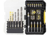 Stanley STA88554 FatMax 19-teiliges Eisenbohrer- und Bit-Set