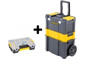 Stanley STST1-81320 Rollende Werkzeugbox + Organizer