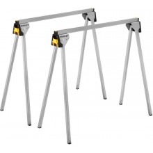 Stanley STST81337-1 Unterstellböcke aus Metal, belastbar bis 450 kg, 2 Stück