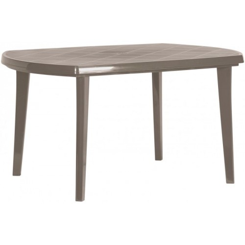 CURVER ELISE Gartentisch 137 x 90 x 73 cm, cappuccino 17180054