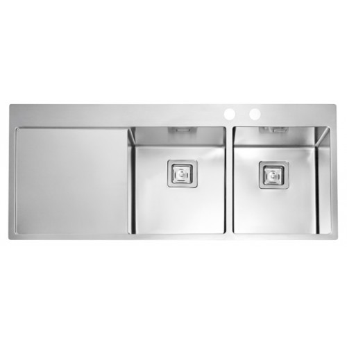 ALVEUS Stylux 70 F Küchenspüle, Edelstahl, 1160 x 510 mm, rechts 1084421
