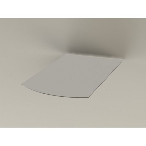 ABX Unterlegglas T 6, Viereck gerundet, gross