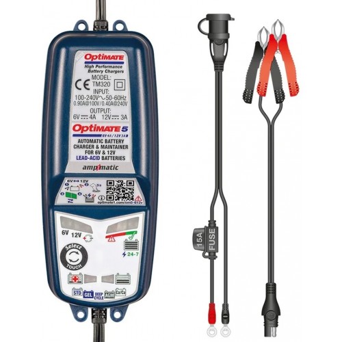 TECMATE OPTIMATE 5 Select Batterieladegerät (6V/4A-12V/3A) TM320