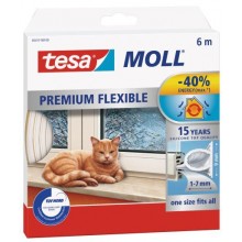 Tesamoll® Premium Flexible Silikondichtung 6m weiß 05417