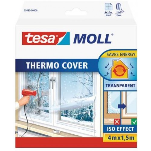 Tesamoll® Thermo cover Fenster-Isolierfolie 4 m x 1,5 m 05432