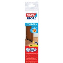 Tesamoll® STANDARD Türdichtschiene für glatte Böden braun 05433-101