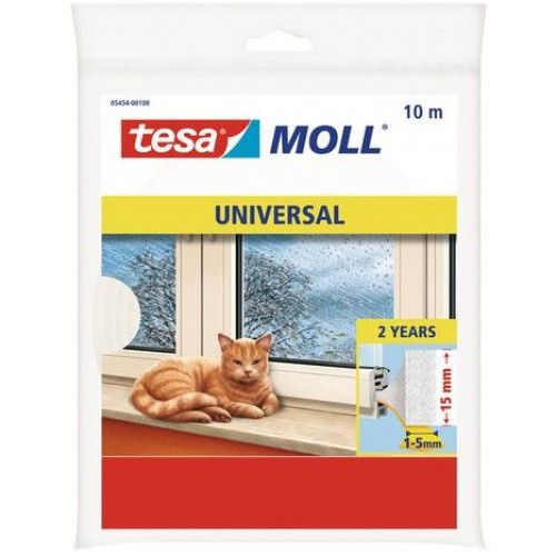 Tesamoll® UNIVERSAL Schaumstoff weiß 10m x 25mm x 6mm 05454