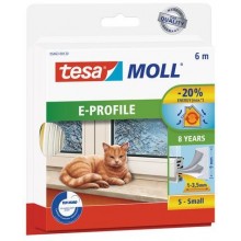Tesamoll® E-Profil Gummidichtung weiß 6 m 05463-120