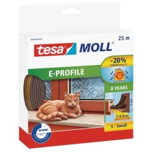 Tesamoll® E-Profil Gummidichtung braun 25m 05464