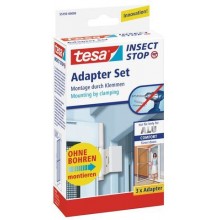 TESA Insect Stop Fliegengitter ALU Comfort Adapter-Set weiss 55193
