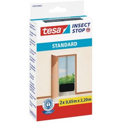 TESA Fliegengitter Standard 2x 0,65 m x 2,2m anthrazit 55679 TESA Fliegengitter Standard 2x 0,65 m x 2,2m anthrazit 55679