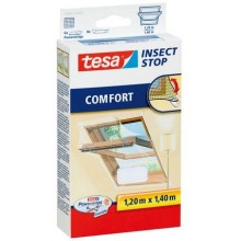 TESA insect Stop Fliegengitter COMFORT für Dachfenster, weiß 1,2m x 1,4m 55881-00020