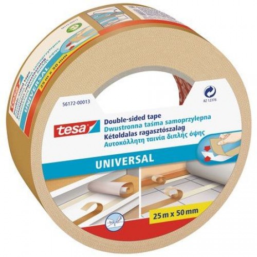 TESA Doppelseitiges Klebeband universal 25m x 50mm 56172