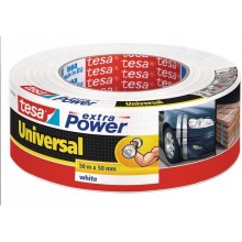 TESA extra Power® Universal Gewebeband Folienband weiß 50m x 50mm 56389